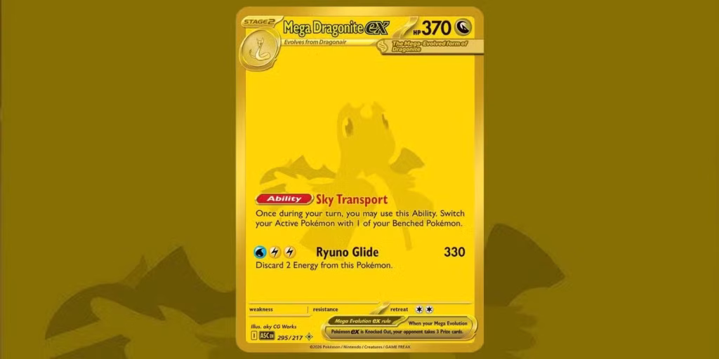 Pokémon TCG Mega Dragonite ex (Hyper Rare)