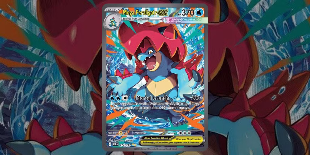 Pokémon TCG Mega Feraligatr ex