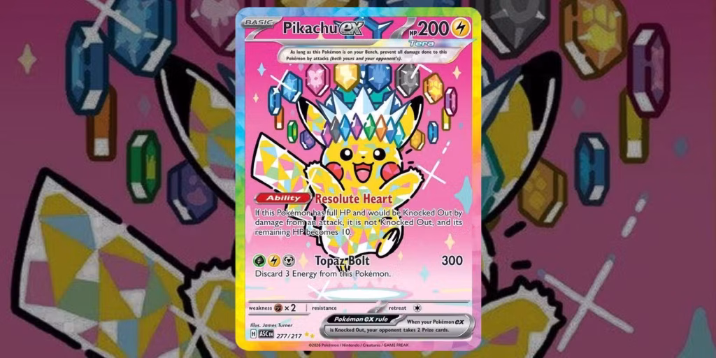 Pokémon TCG Pikachu ex (Tera)