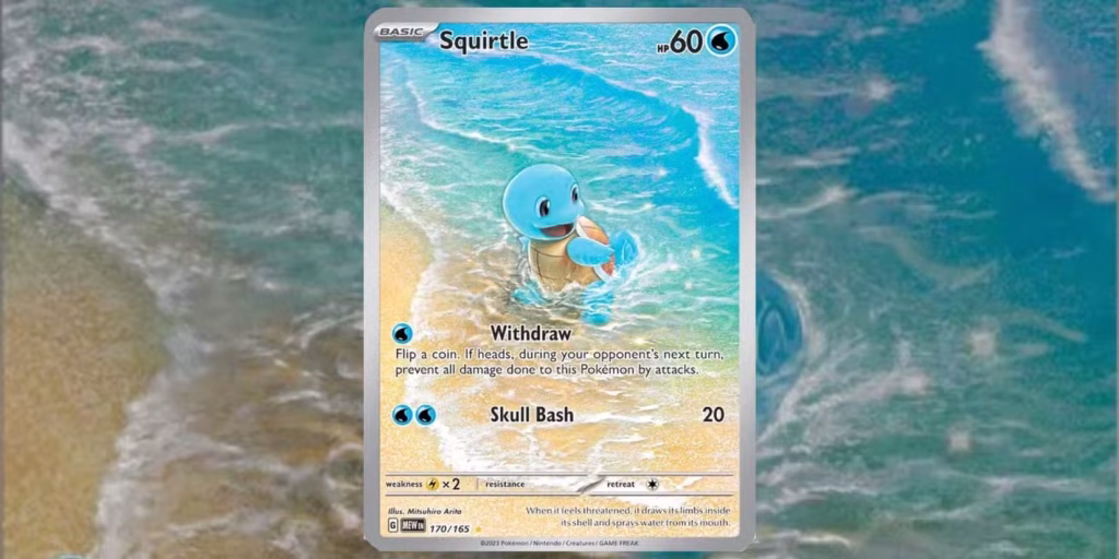 Pokémon TCG Squirtle 170/165