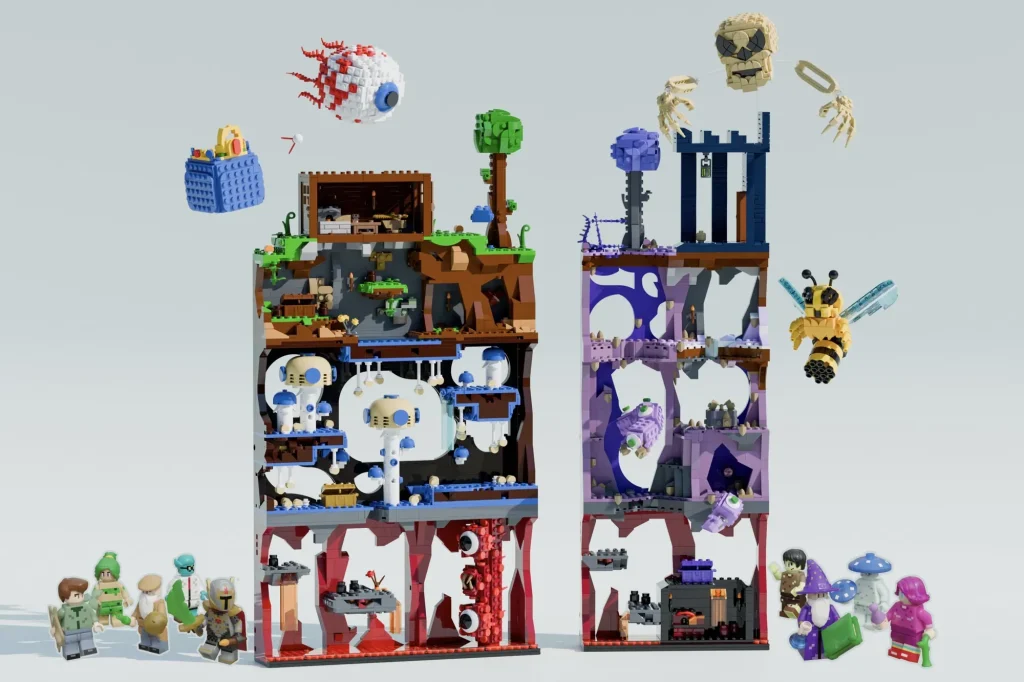 Проєкт LEGO Ideas «Terraria» від дизайнера PoisonBricks