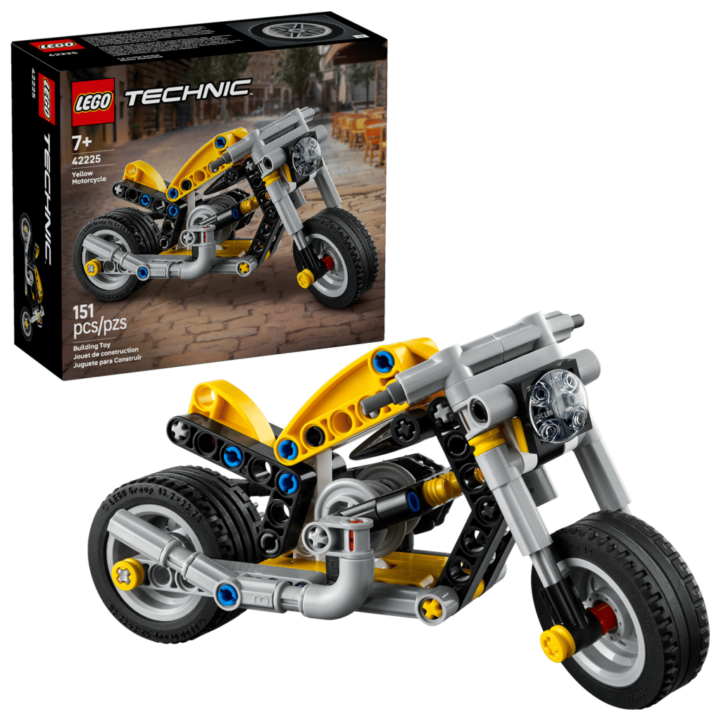 LEGO Technic 42225 Yellow Motorbike