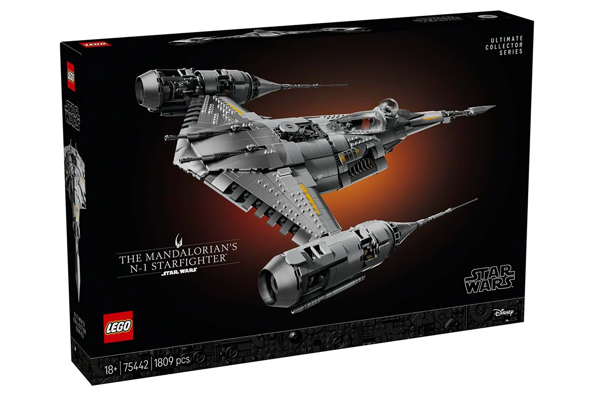 Огляд на набір LEGO 75442 UCS The Mandalorian’s N-1 Starfighter — вражаючий, але з компромісами