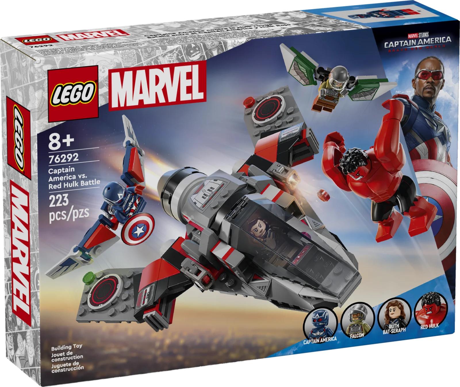 LEGO Marvel 76292 Капітан Америка проти Червоного Халка