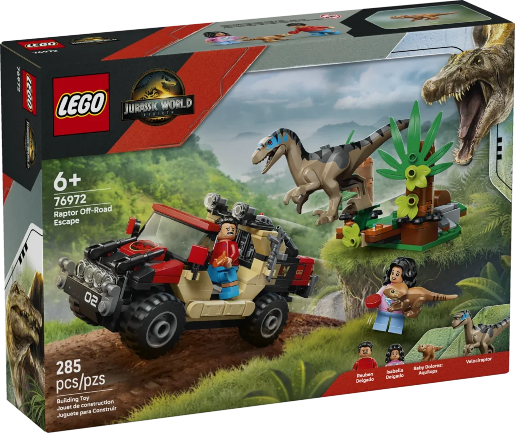 LEGO Jurassic World 76972 Raptor Off-Road Escape