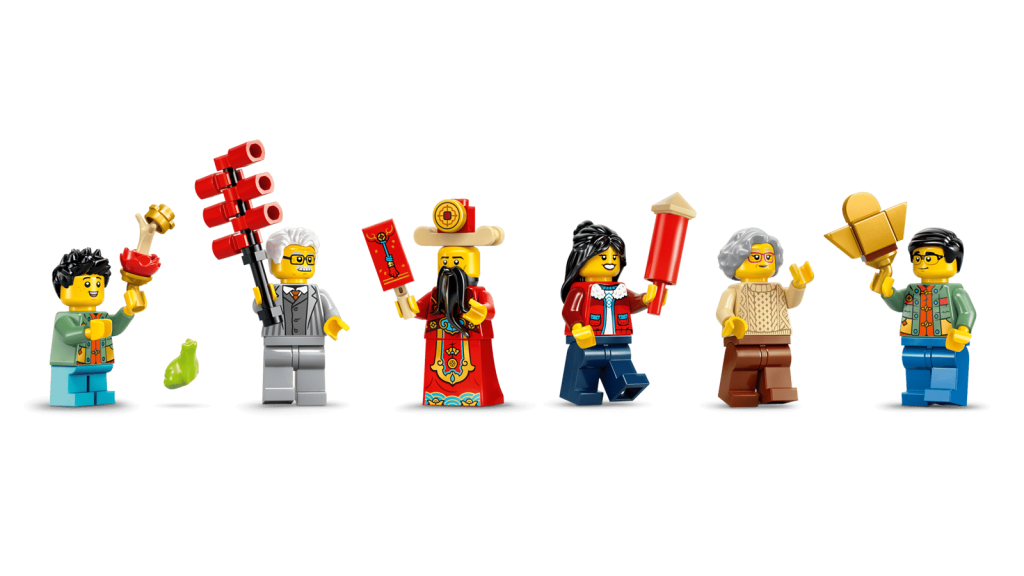 Мініфігурки набору LEGO 80118 Fortune Firecracker