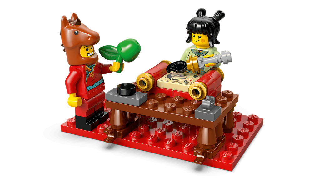 Мініфігурки набору LEGO 80119 Galloping Horses Canvas