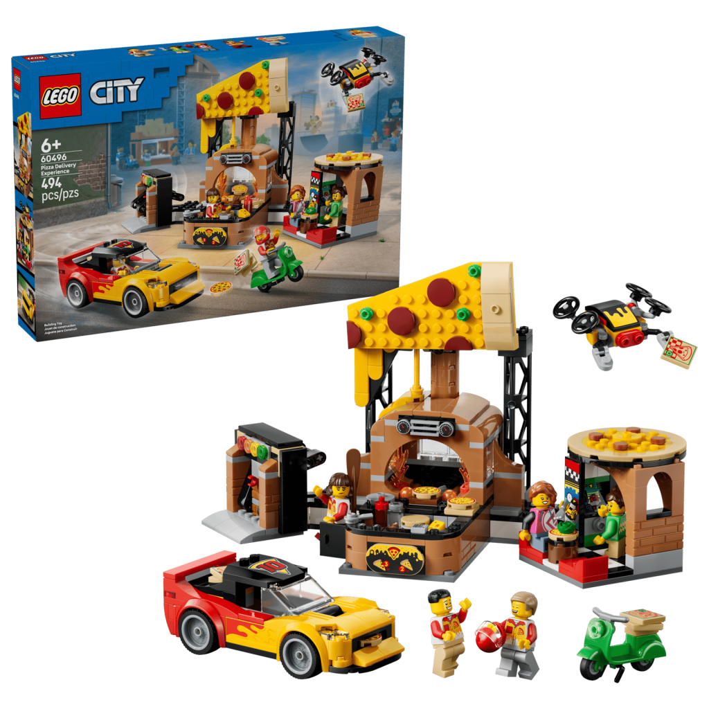 LEGO City 60496 Pizzeria with Delivery Vehicles