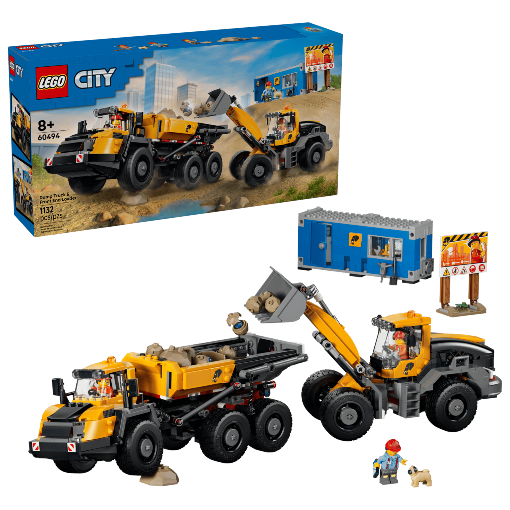 LEGO City 60494 Dump Truck & Front End Loader