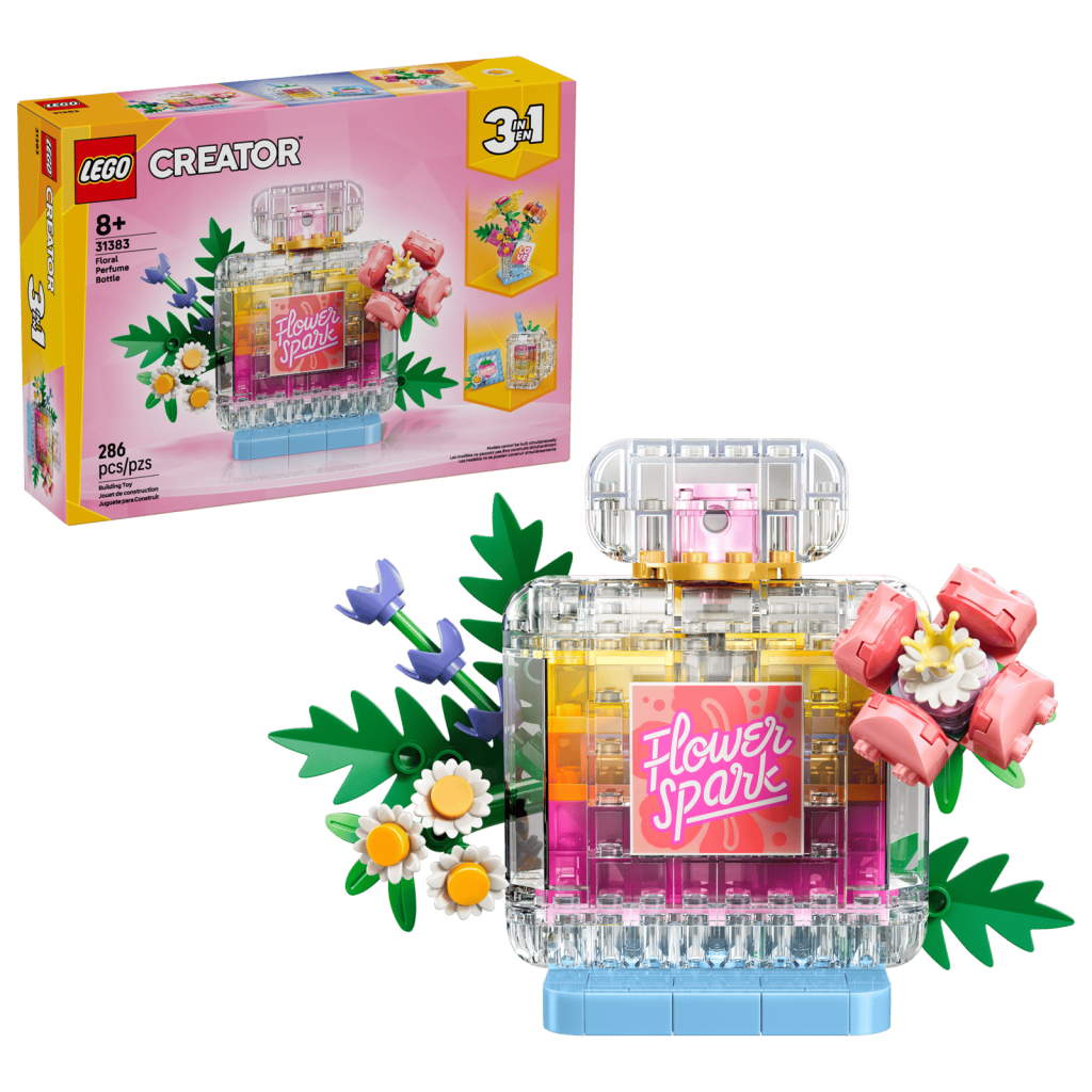 LEGO Creator 3-in-1 31383 Floral Decor Perfume Bottle