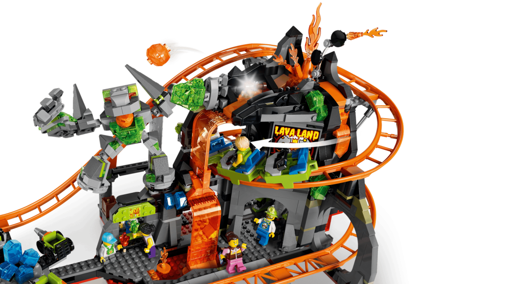LEGO City 60501 Lava Land Roller Coaster Park