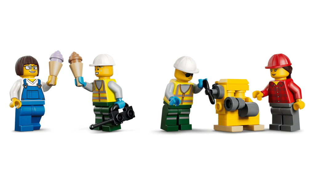 Мініфігурки набору LEGO City 60509 Harbor Freight Train with Crane & Truck