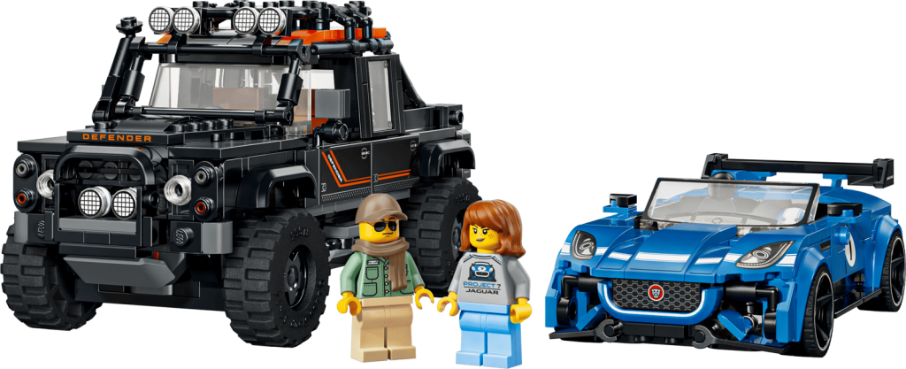 LEGO Speed Champions 77264 Jaguar Project 7 & Land Rover Defender