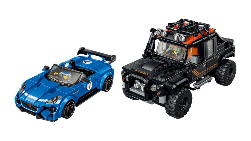 LEGO Speed Champions 77264 Jaguar Project 7 & Land Rover Defender