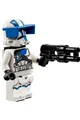 Важкий піхотинець-клон (×2) / Clone Heavy Trooper — LEGO Star Wars 75345 Бойовий загін клонів 501-го легіону