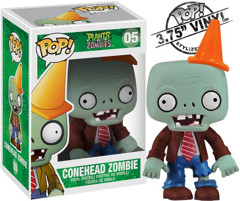 Фігурка Funko Pop Plants vs Zombies Conehead Zombie #05