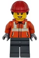 Будівельниця / Construction Worker — LEGO City 60420 Будівельний екскаватор