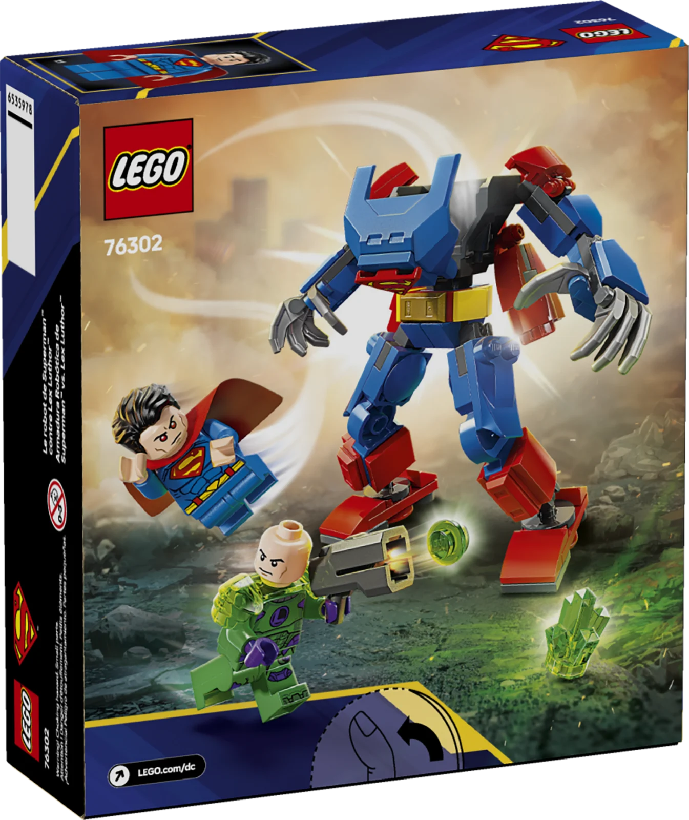 LEGO DC 76302 Робот Супермена проти Лекса Лютора