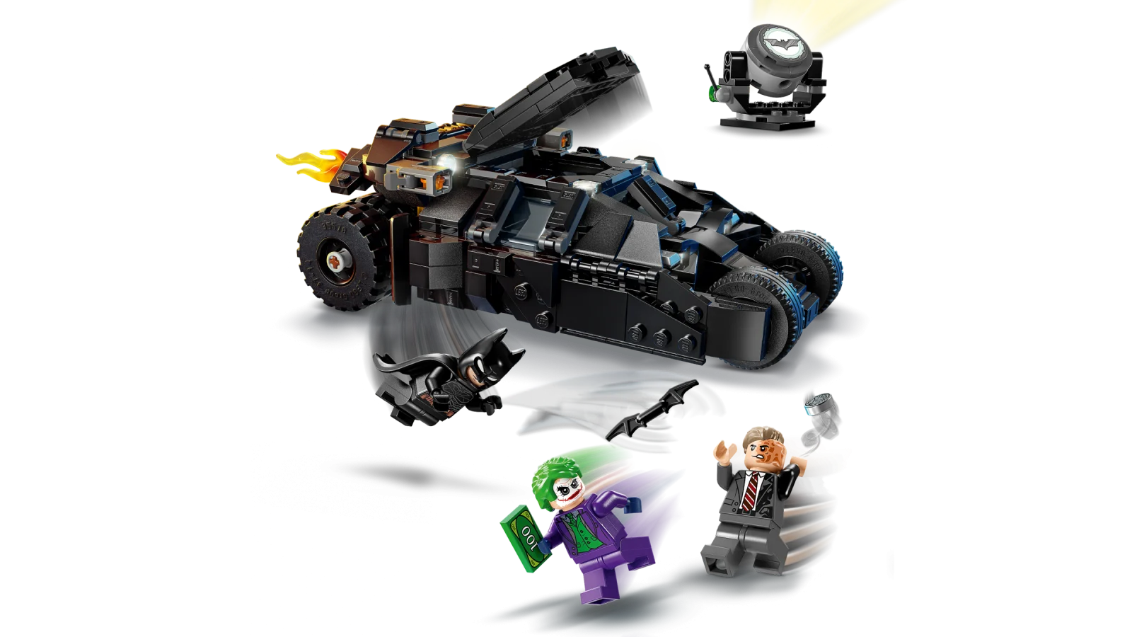 LEGO DC 76303 Тамблер Бетмена проти Дволикого і Джокера