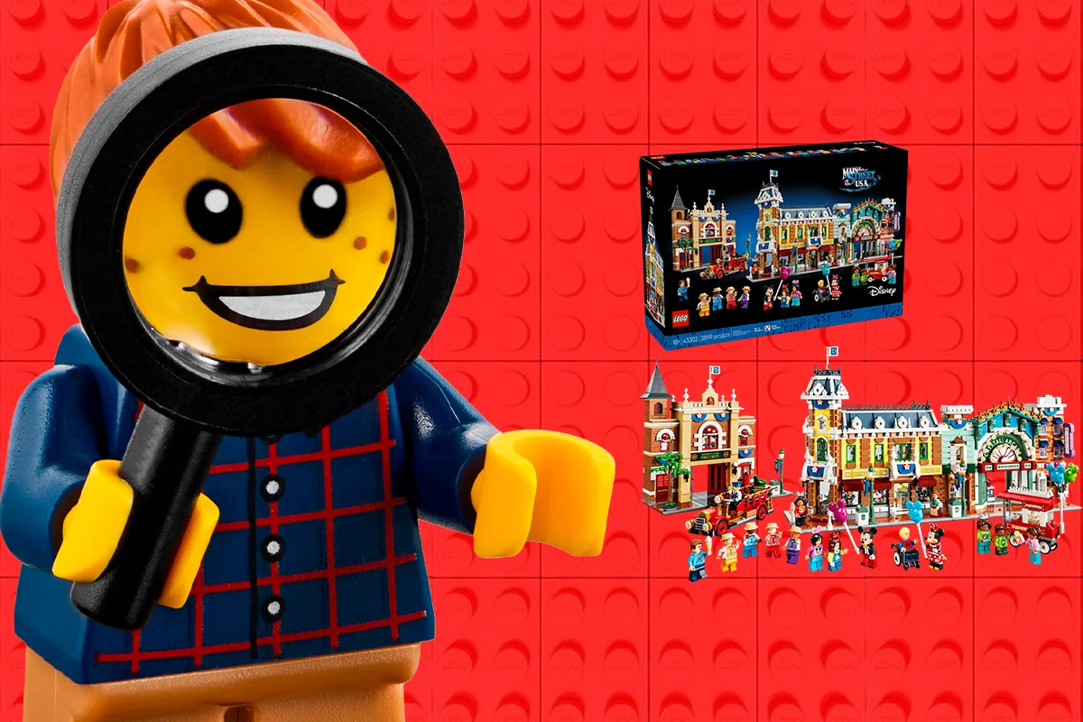 Усі приховані пасхалки в наборі LEGO Disney 43302 Main Street U.S.A. — повний список секретів від Crystal Arcade до апартаментів Волта Діснея