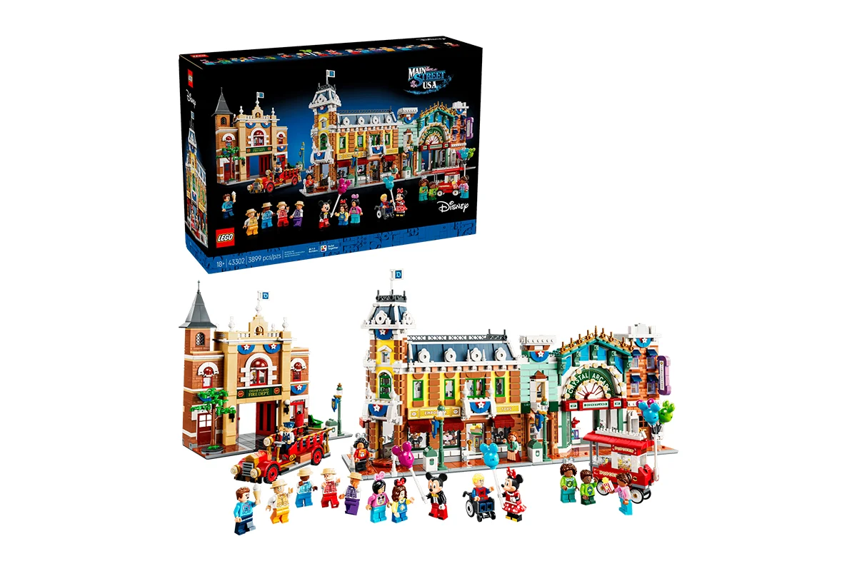 LEGO офіційно анонсує набір 43302 Disney Main Street, U.S.A. — найбільший набір Disney у форматі парку атракціонів
