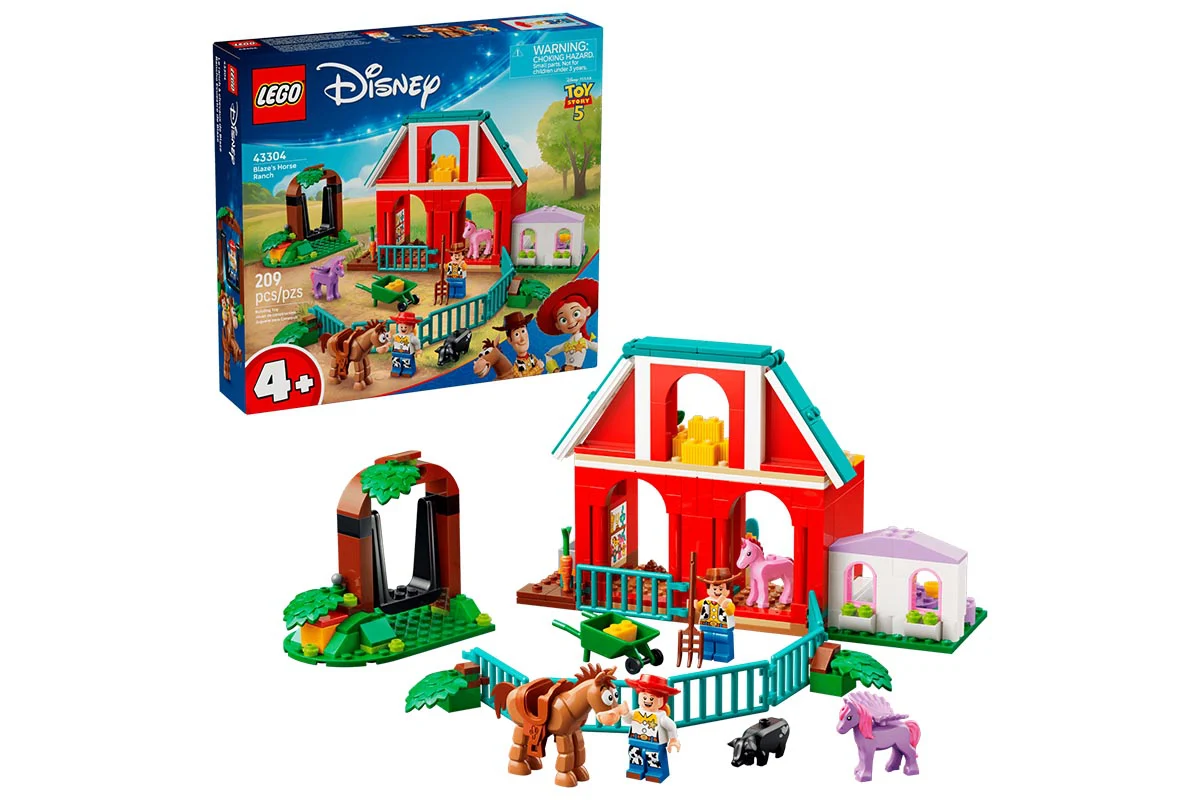 Булзай повертається: LEGO Disney анонсує набір 43304 Blaze’s Horse Ranch за мотивами мультфільму “Історії іграшок 5”