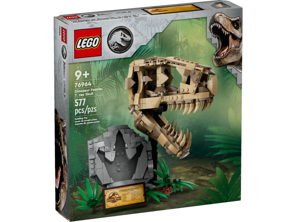 LEGO Jurassic World 76964 Скам’янілості динозаврів: череп тиранозавра