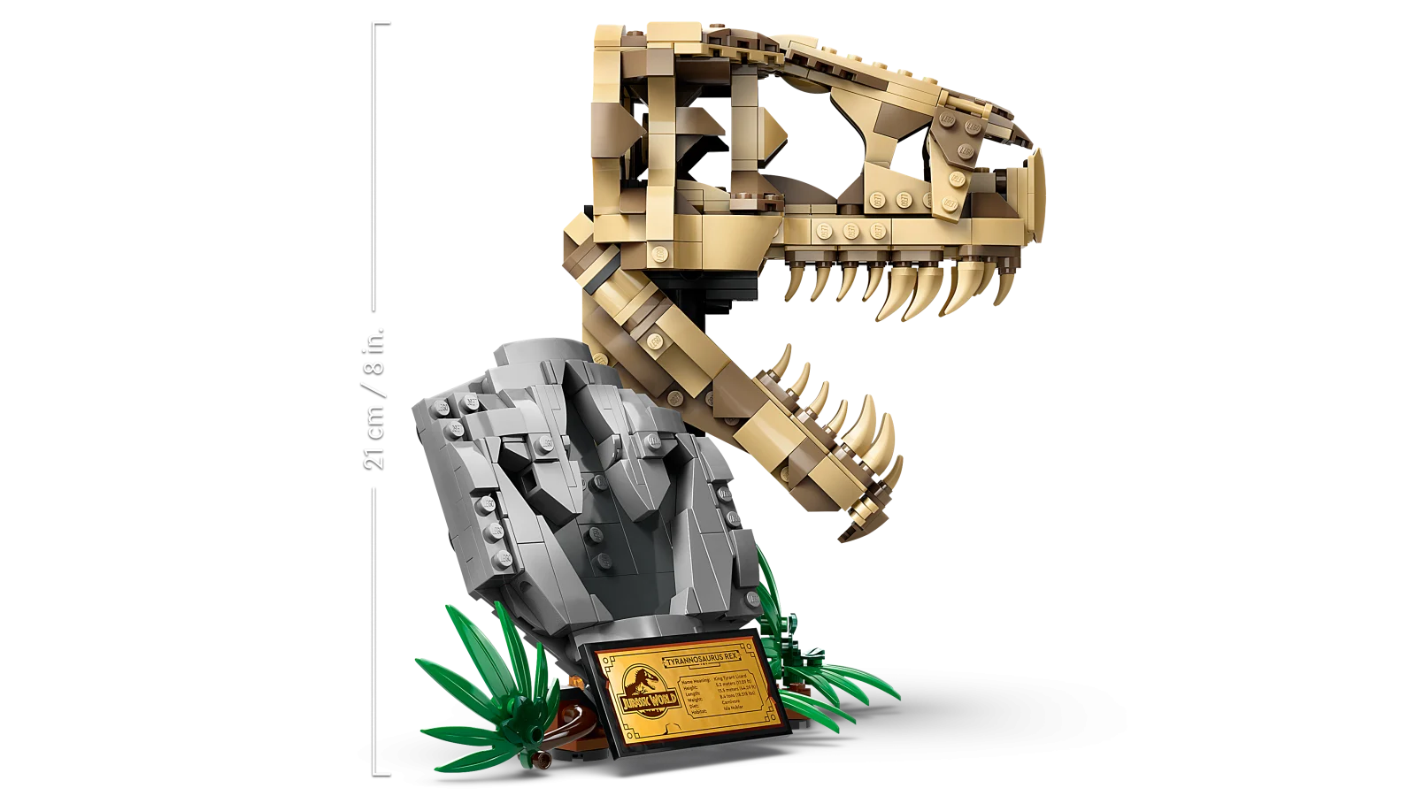 LEGO Jurassic World 76964 Скам’янілості динозаврів: череп тиранозавра