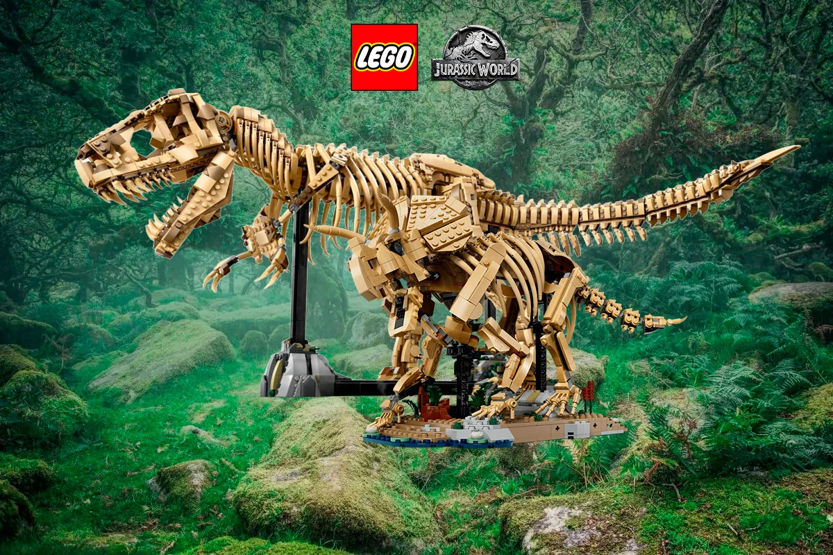 Набір LEGO Jurassic World 77985 Dinosaur Fossils: Triceratops набагато менший за набір LEGO Jurassic World 76968 Dinosaur Fossils: Tyrannosaurus rex — і ось наскільки саме