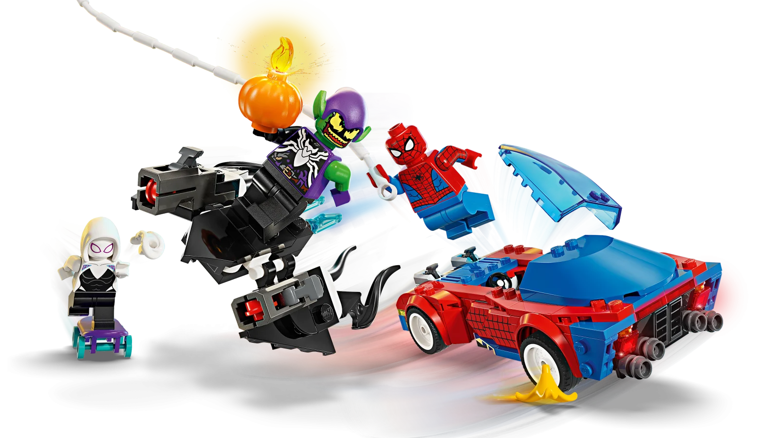LEGO Marvel 76279 Гоночне авто Людини-Павука та Веномізований Зелений Гоблін
