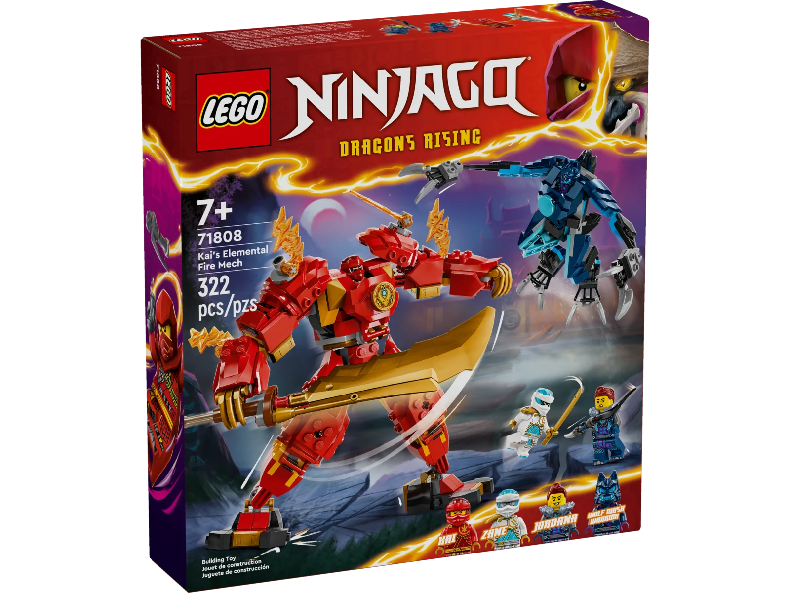 LEGO NINJAGO 71808 Робот вогняної стихії Кая