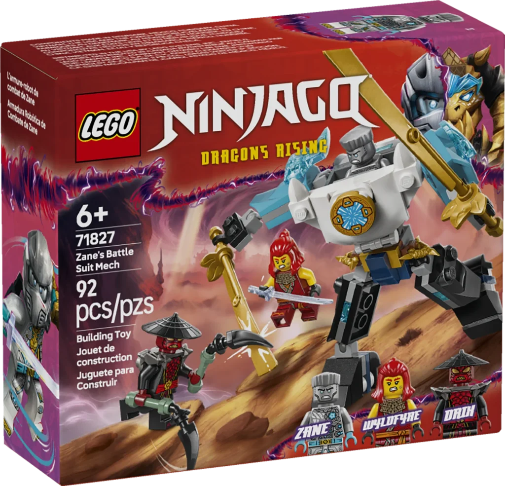 LEGO NINJAGO 71827 Бойовий костюм-робот Зейна