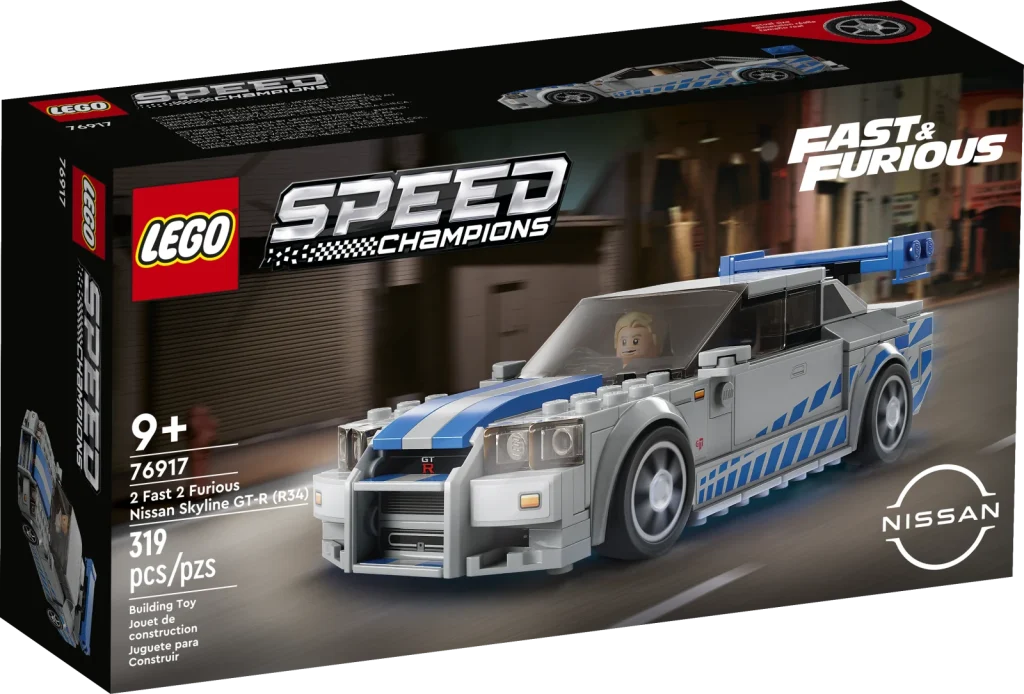 LEGO Speed Champions 76917 2 Fast 2 Furious Nissan Skyline GT-R (R34)