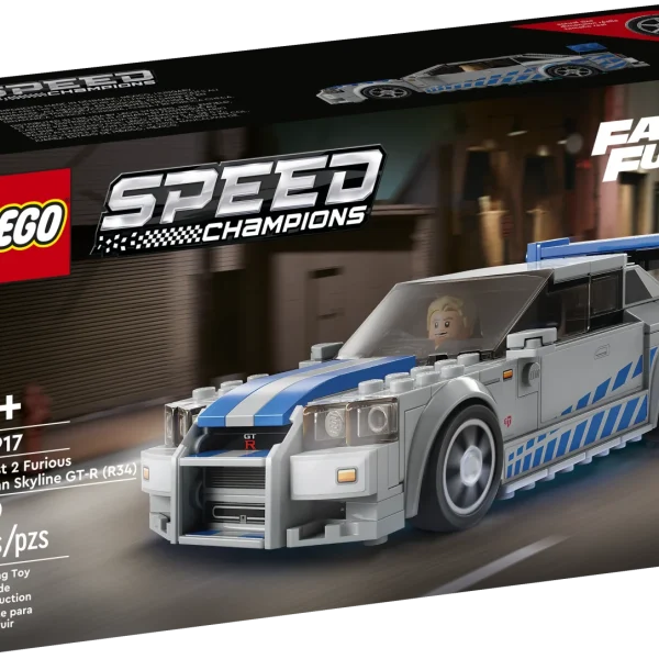 LEGO Speed Champions 76917 2 Fast 2 Furious Nissan Skyline GT-R (R34)