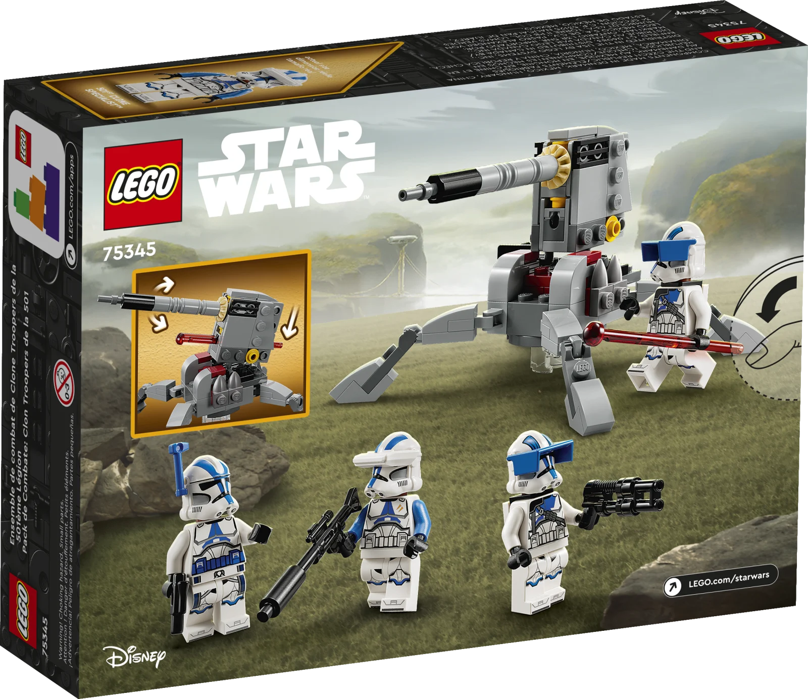 LEGO Star Wars 75345 Бойовий загін клонів 501-го легіону