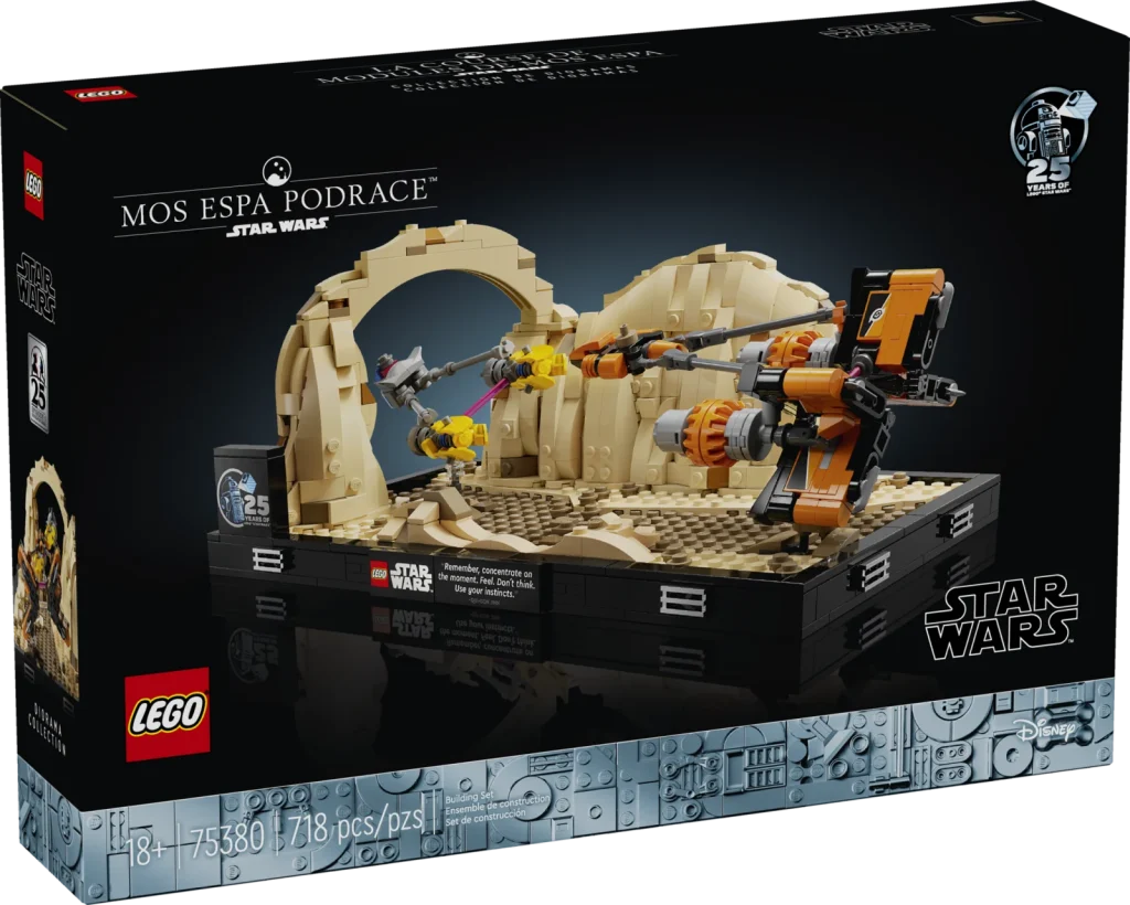 LEGO Star Wars 75380 Діорама гонки подрейсерів Мос Еспа