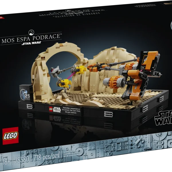 LEGO Star Wars 75380 Діорама гонки подрейсерів Мос Еспа