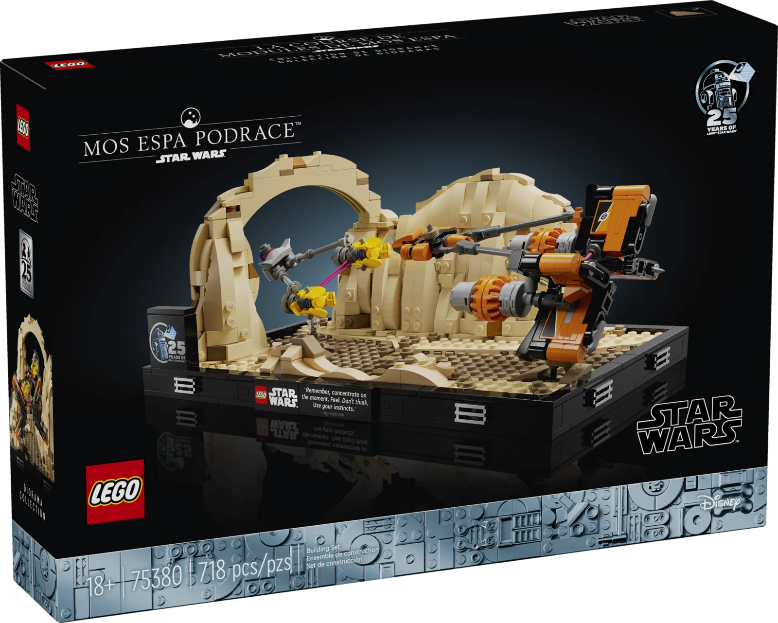LEGO Star Wars 75380 Діорама гонки подрейсерів Мос Еспа