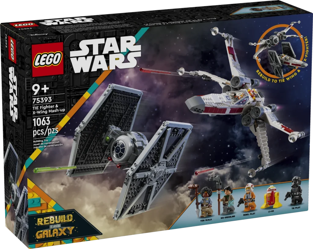 LEGO Star Wars 75393 Mash-up «Винищувач TIE та X-wing»