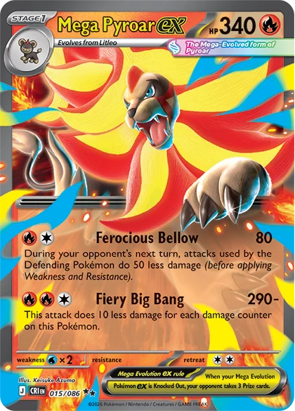 Pokémon TCG Mega Pyroar ex