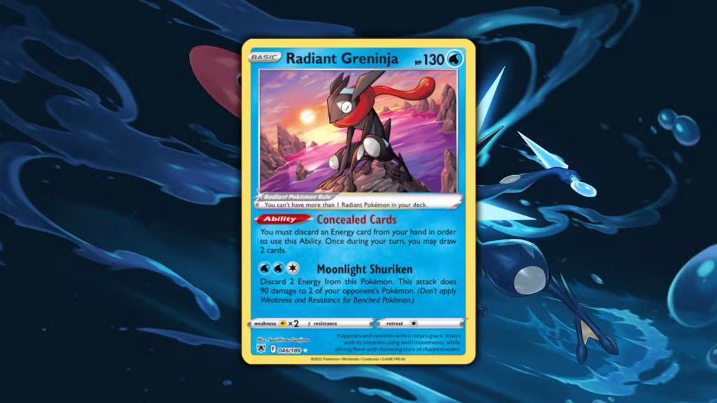 Картка Pokémon TCG Radiant Greninja