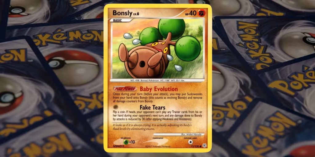 Pokémon TCG Bonsly (71/130, Diamond and Pearl)