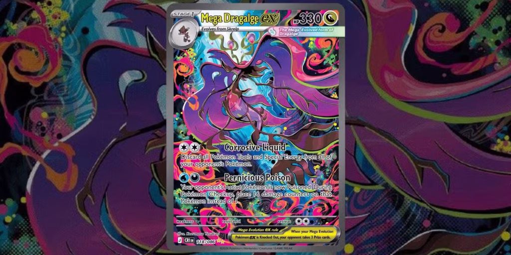Pokémon TCG Mega Dragalge ex (118/086): Special Illustration Rare