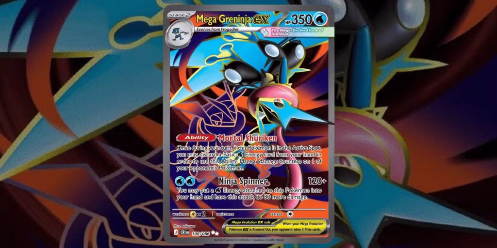 Pokémon TCG Mega Greninja ex (100/086): Ultra Rare
