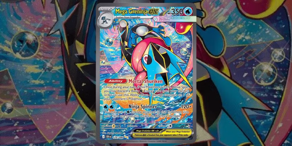 Pokémon TCG Mega Greninja ex (116/086): Special Illustration Rare