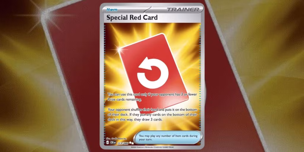 Pokémon TCG Special Red Card (113/086): Ultra Rare