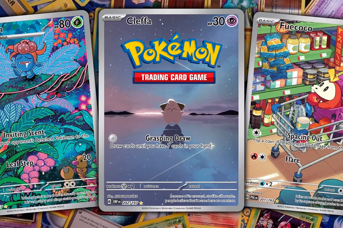 10 карток Pokémon TCG з найкращим артом за всю історію: від покемона Крастла до Кінгдри
