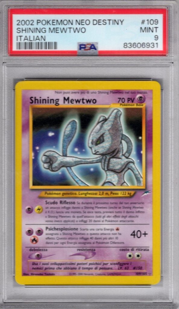 Pokémon TCG Shining Mewtwo (Neo Destiny, 2002 року)