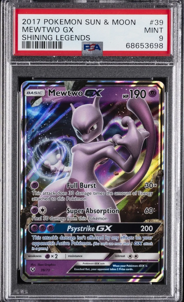 Pokémon TCG Mewtwo GX (Shining Legends, 2017)