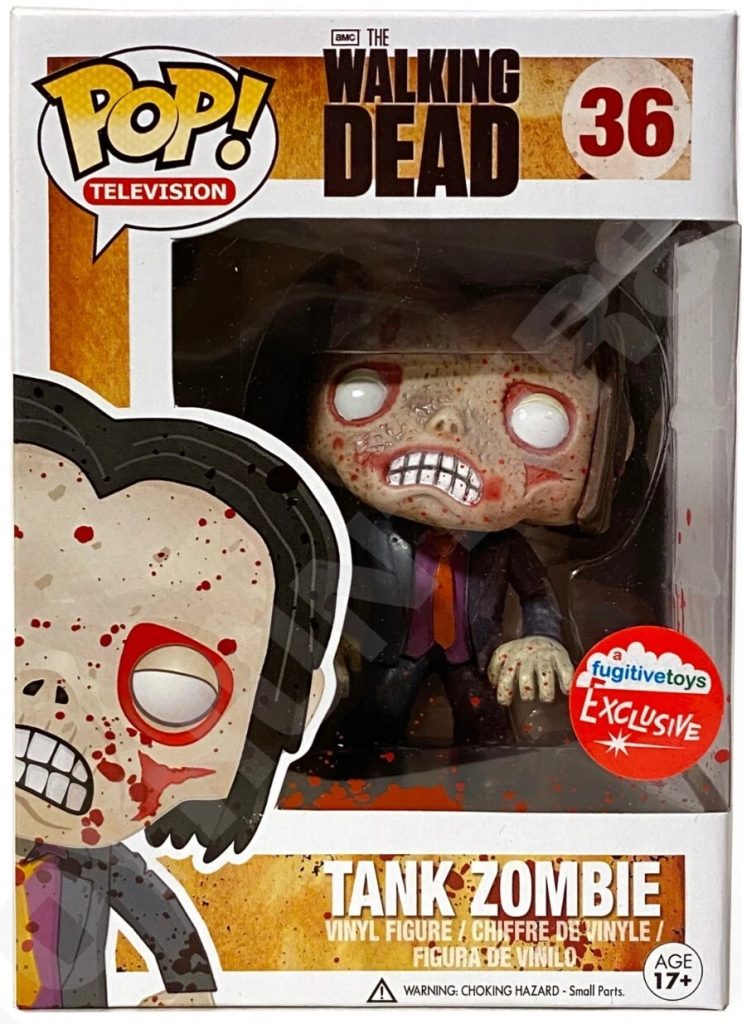 Funko Pop Television The Walking Dead Tank Zombie #36 fugitivetoys exclusive